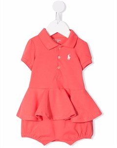 Ромпер с вышитым логотипом Ralph lauren kids