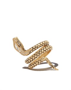 Кольцо Snake из желтого золота с бриллиантом Jacquie aiche
