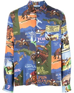 Рубашка Equine с графичным принтом Polo ralph lauren