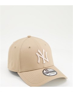 Светло коричневая кепка с логотипом команды NY Yankees 9FORTY эксклюзивно для ASOS New era