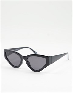 Большие черные солнцезащитные очки каплевидной формы Na-kd
