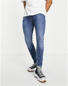 Супероблегающие джинсы выбеленного темно синего оттенка 519 Levi's®