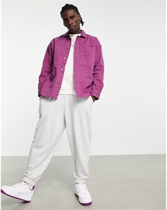 Розовая джинсовая куртка от комплекта Bershka
