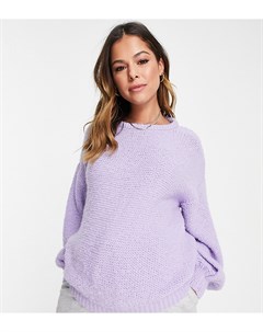 Сиреневый oversized джемпер с круглым вырезом ASOS DESIGN Maternity Asos maternity