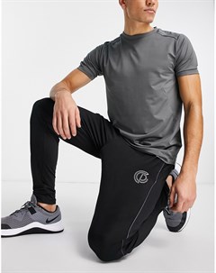 Черные спортивные штаны GymPro Apparel Gym pro