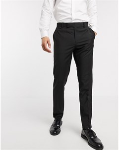 Черные узкие строгие брюки Asos design