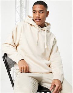 Светло бежевый oversized худи от комплекта Topman