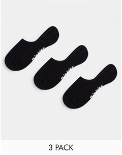 Набор из 3 пар черных носков невидимок Dickies