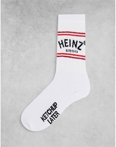 Спортивные носки с принтом Heinz Ketchup Asos design