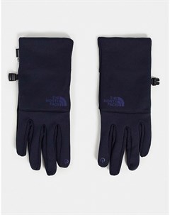 Темно синие перчатки из переработанных материалов Etip The north face