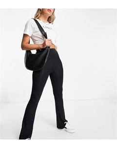 Черные расклешенные брюки ASOS DESIGN Tall Asos tall