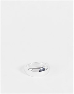 Массивное куполообразное кольцо серебристого цвета Exclusive Accessorize