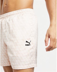 Розовые атласные шорты 6 дюймов Summer Aop Luxe Puma