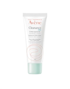 CLEANANCE HYDRA Успокаивающий крем для пересушенной проблемной кожи Avene