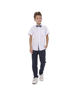 Рубашка для мальчика Новый год со стилягами О2558 Карамелли