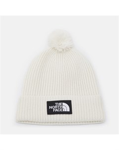 Шапка Logo Box Pom Vintage White 2022 The north face