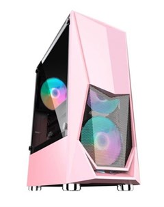 Корпус DK 3 ATX Tempered Glass Pink DK 3 PK 3G6 1stplayer