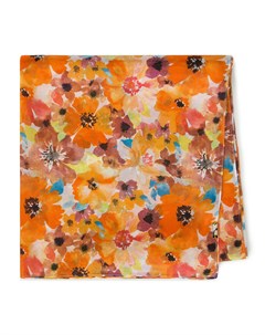 Женский платок из блестящей ткани с цветами Wittchen