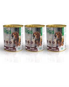 Консервы Holistic Dog мясное ассорти с печенью для собак 2 25 кг Печень Frais
