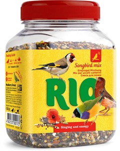 Лакомство Songbird Mix Смесь для стимулирования пения птиц 240 г Rio