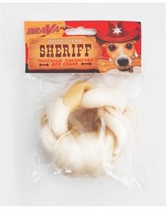 Лакомство Шериф Sheriff Кольцо Косичка для собак 7 5 см 1 шт Brava