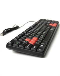 Клавиатура проводная KS 030U USB черный красный Dialog