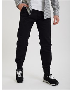 Чёрные утеплённые брюки Sevenext с манжетами Profmax