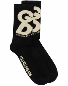 Носки с вышитым логотипом Gcds