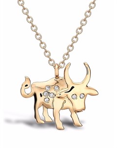 Колье Zodiac Ox из желтого золота с бриллиантами Pragnell