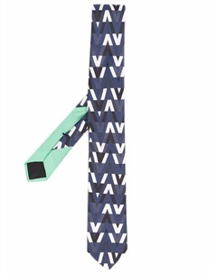 Шелковый галстук с монограммой Valentino garavani