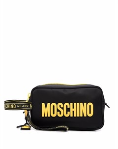 Клатч с тисненым логотипом Moschino
