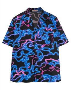 Рубашка с принтом Neon Camou Valentino