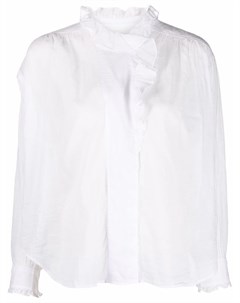 Блузка с высоким воротником и оборками Isabel marant etoile