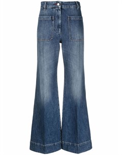 Расклешенные джинсы Alina с эффектом потертости Victoria beckham