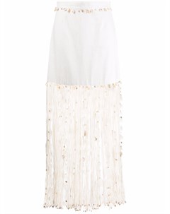 Декорированная юбка с завышенной талией Zimmermann