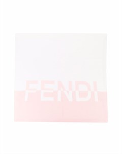 Шерстяное одеяло с логотипом Fendi kids