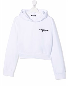 Худи с логотипом Balmain kids