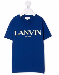 Футболка с логотипом Lanvin enfant