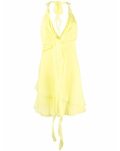 Короткое платье с вырезом халтер Blumarine