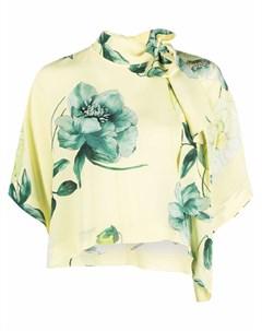 Блузка с короткими рукавами и цветочным принтом Pinko