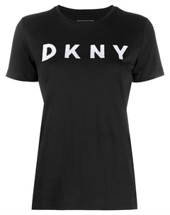 Футболка с короткими рукавами и логотипом Dkny
