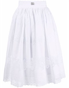 Расклешенная юбка миди с цветочным принтом Dolce&gabbana