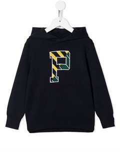 Пуловер с капюшоном вязки интарсия Ralph lauren kids