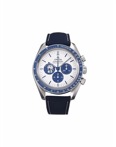 Наручные часы Speedmaster Moonwatch Anniversary Series Silver Snoopy Award pre owned 42 мм 2021 го г Omega