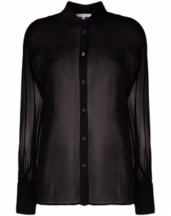 Полупрозрачная блузка с объемными рукавами Patrizia pepe