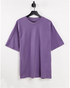 Свободная фиолетовая футболка River island