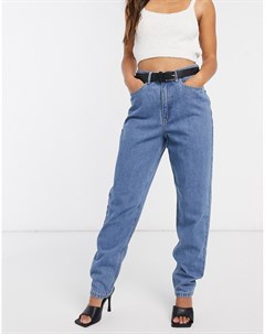Жесткие джинсы в винтажном стиле с завышенной талией Missguided