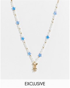 Ожерелье из искусственного жемчуга с подвеской в виде кролика в стиле унисекс Inspired Reclaimed vintage