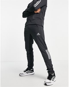 Черные спортивные джоггеры с 3 полосками adidas Training Adidas performance