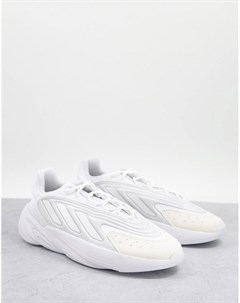 Полностью белые кроссовки Ozelia Adidas originals